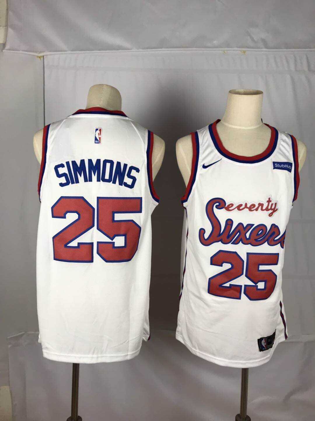 76ers 25 Ben Simmons White Nike Throwback Swingman Jersey,We sell and wholesale 76ers 25 Ben Simmons White Nike Throwback Swingman Jersey on line form chian!